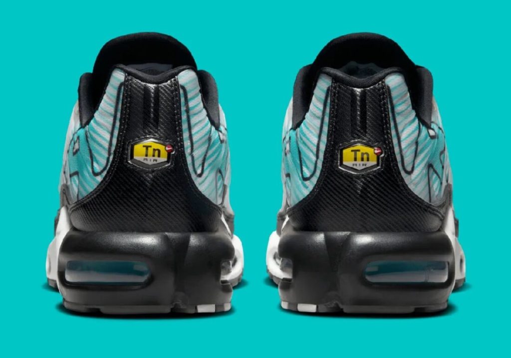 L'héritage de la TN : Les lignes ondulées emblématiques et les unités d'air restent fidèles à l'ADN original de l'Air Max Plus.
